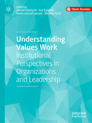 cover image of Understanding Values Work